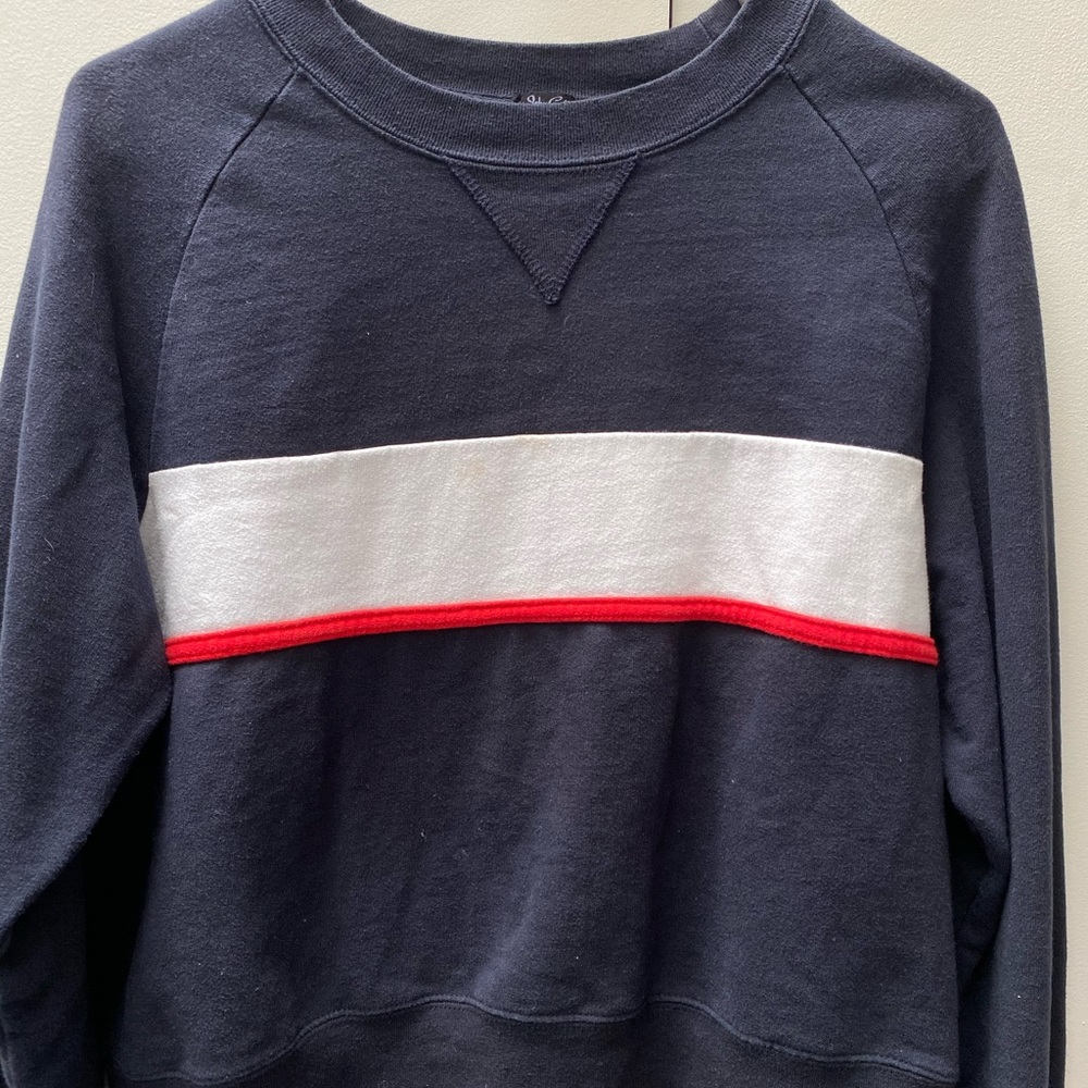 brandy cropped crew neck